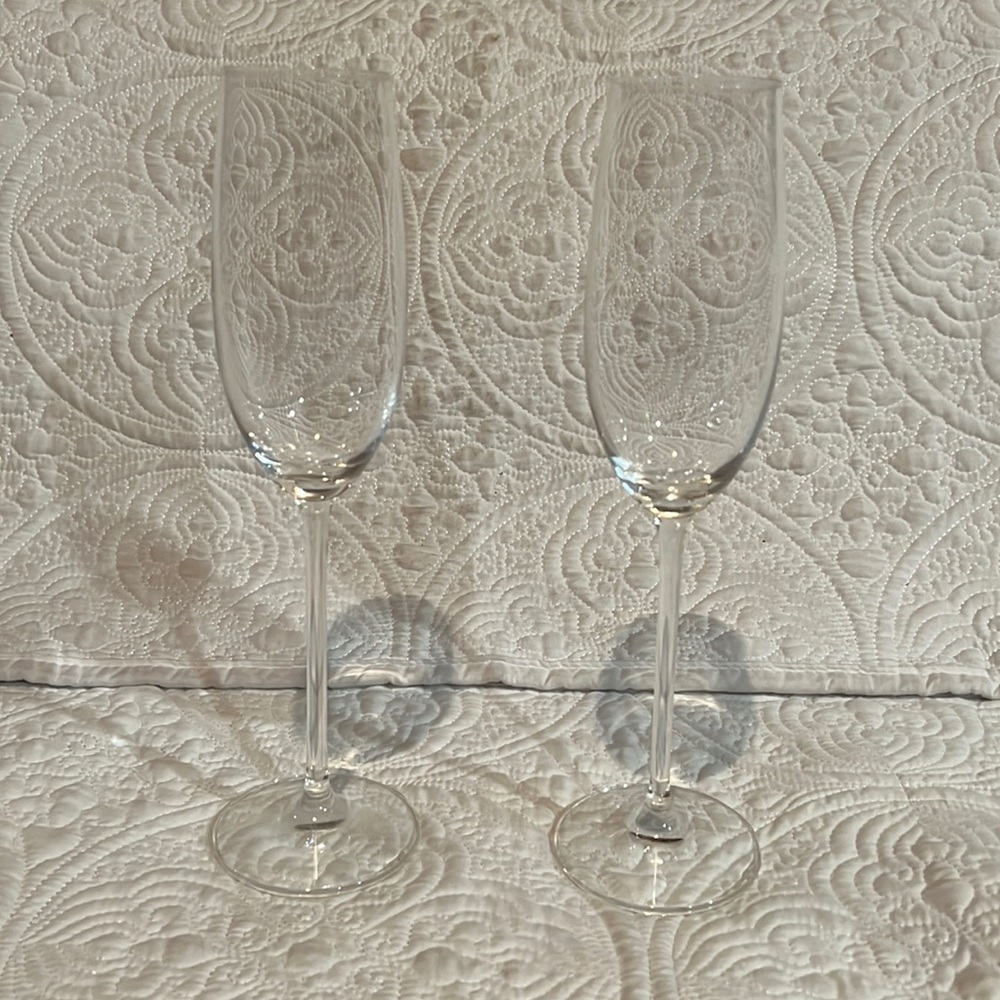 Schott‎ Zwiesel champagne flute glasses, set of two